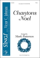 Chantons Noel TTBB choral sheet music cover